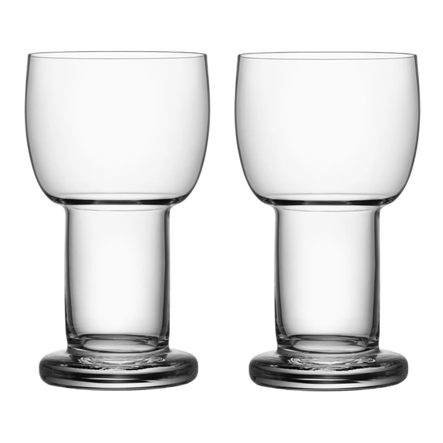 kosta boda picnic glas 2-pack 32 cl - dricksglas munblåst glas klar
