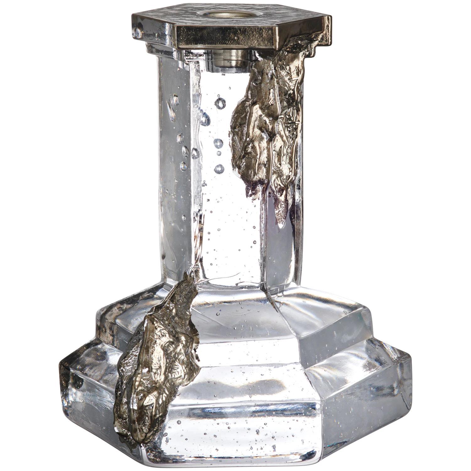 Kosta Boda Rocky Baroque Ljusstake 175 Mm - Ljusstakar Kristallglas Glossy Glaze