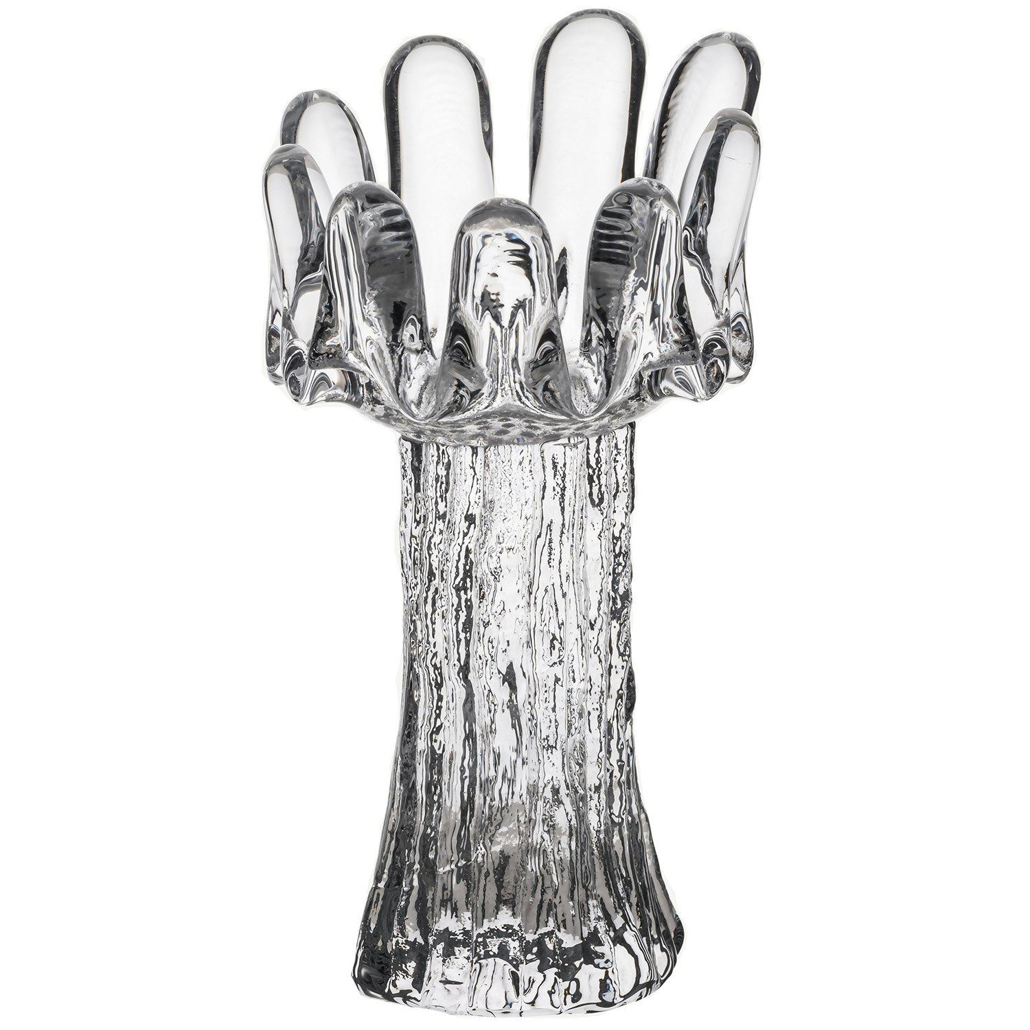 Kosta Boda Sunflower Ljuslykta 18 Cm - Ljusstakar &Aring;tervunnet Glas Klar