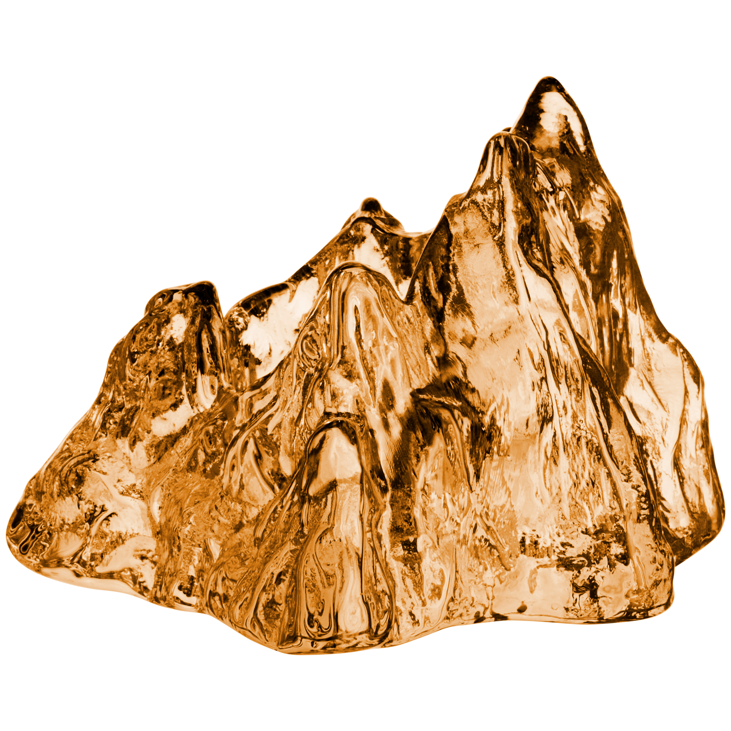 Kosta Boda The Rock Ljuslykta - Ljuslyktor Glas Brons