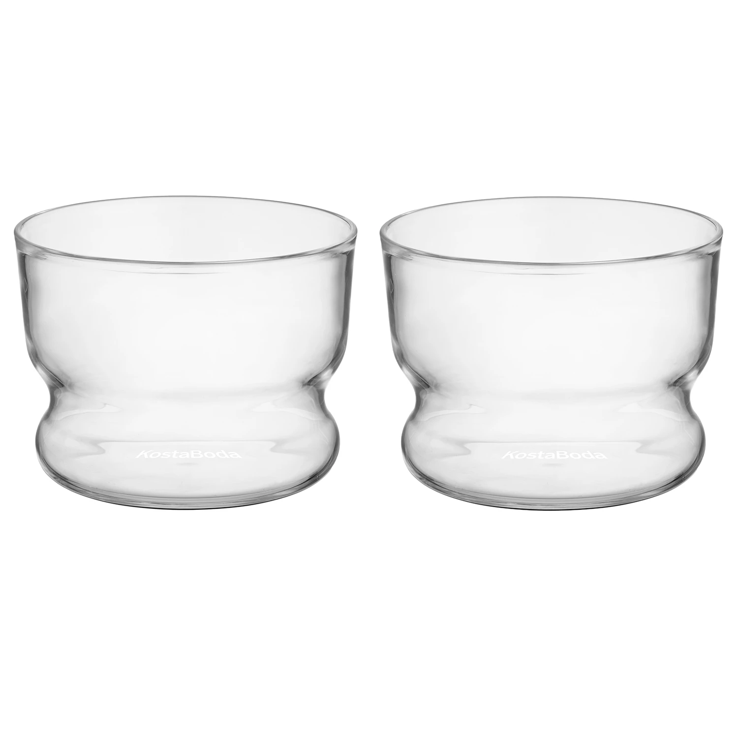 kosta boda viva double old fashioned 2-pack 30 cl - dricksglas glas klar