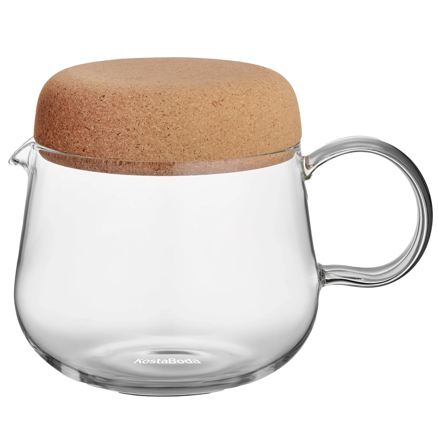 Kosta Boda Viva Tekanna Med Lock 1,2 L - Vattenkaraffer & Vattenkannor Kork Klar