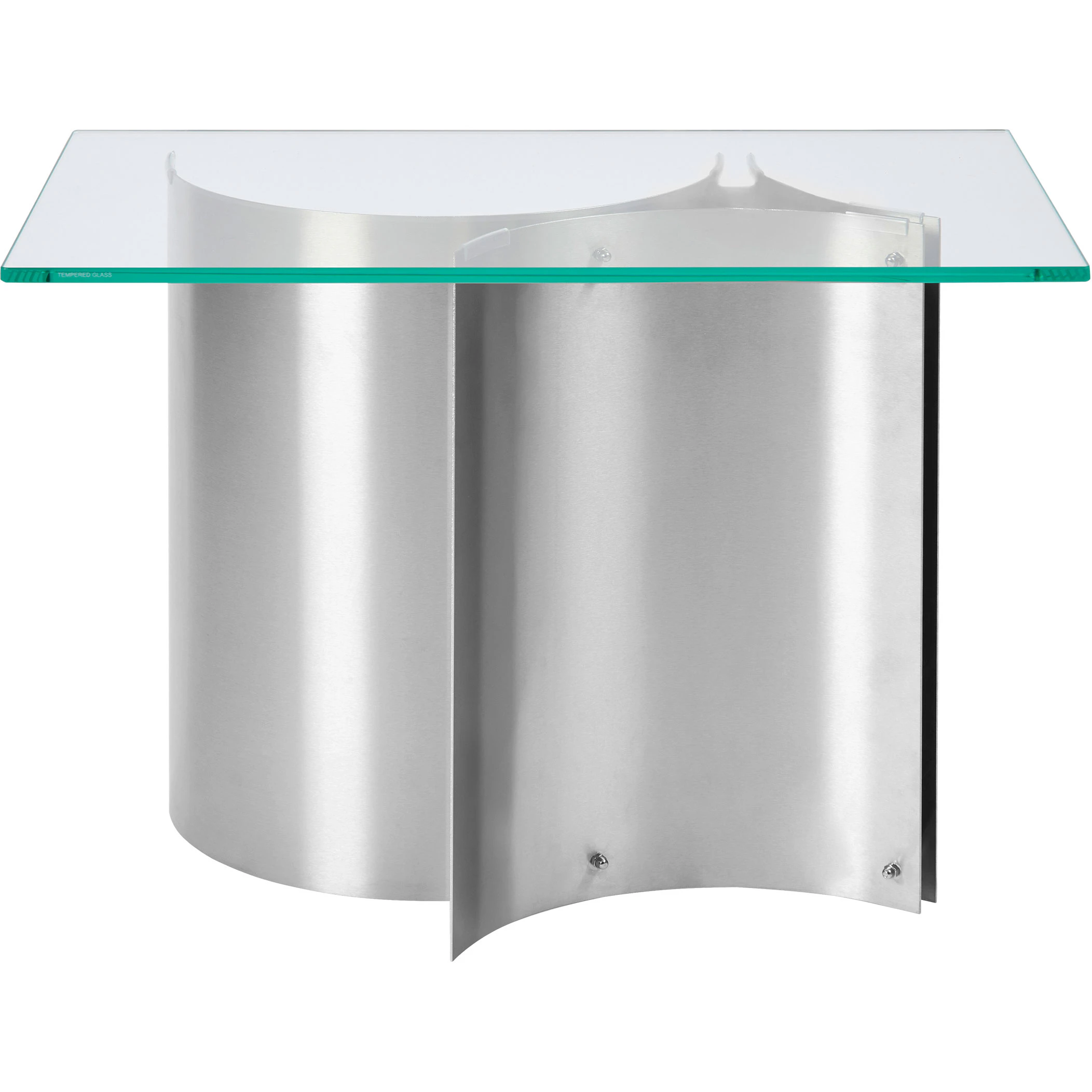 Kristina Dam Studio Curated Sidobord - Sidobord & Avlastningsbord Rostfritt St&aring;l Brushed