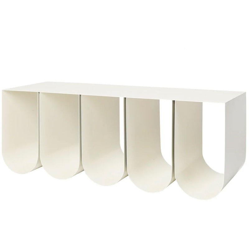 Curved Bench Bänk, Beige