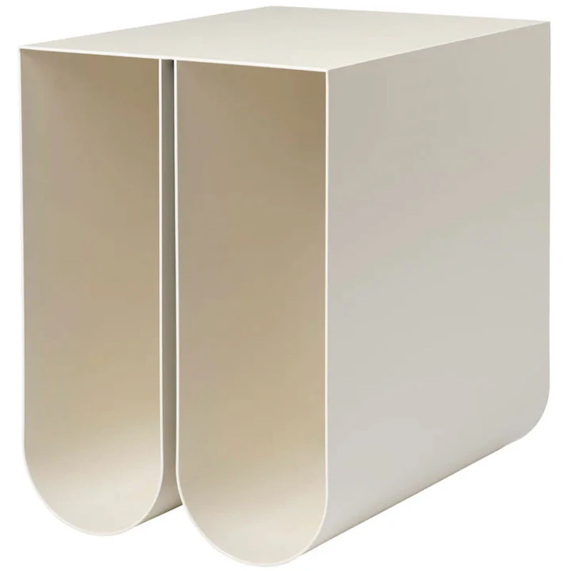 Curved Sidobord, Beige