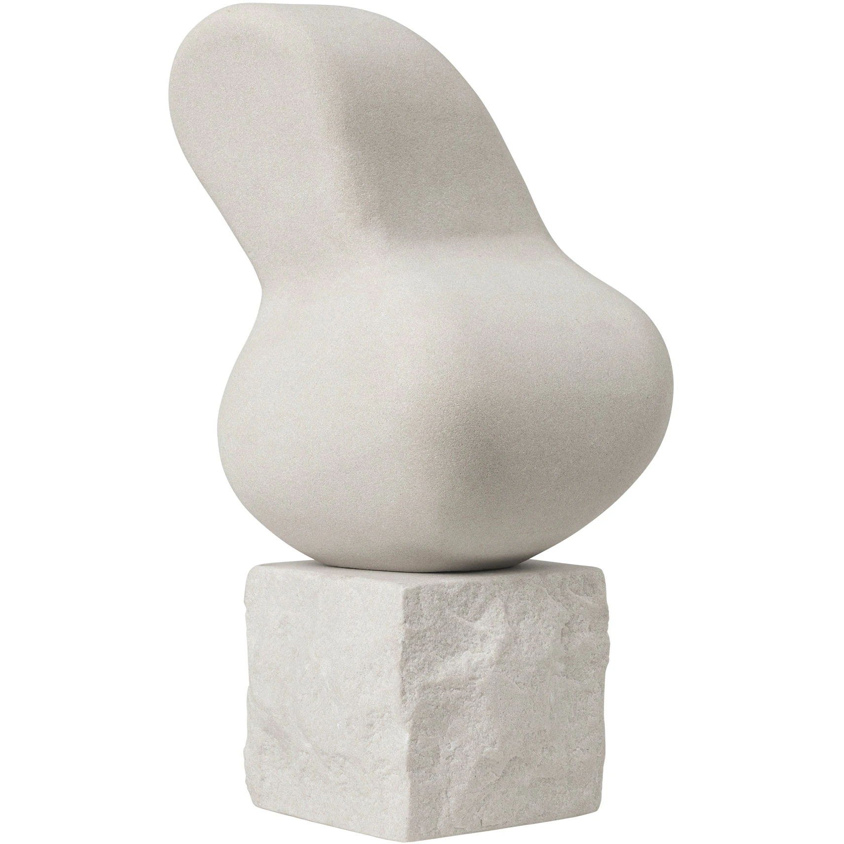 Kristina Dam Studio Momentum Skulptur - Skulpturer Sandsten Ljusgr&aring;