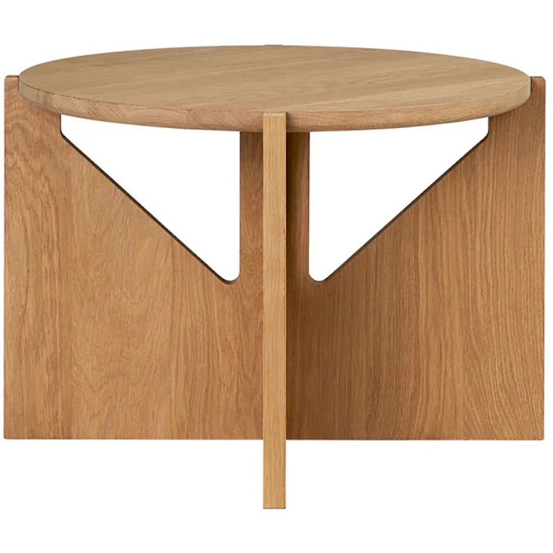 Simple Soffbord 52 cm, Varmlackerad Ek