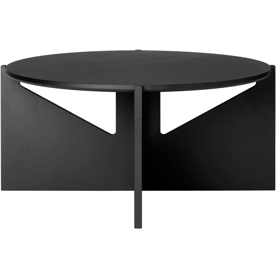 Kristina Dam Studio Simple Xl Soffbord 78 Cm lackerad - Soffbord Ek Svart