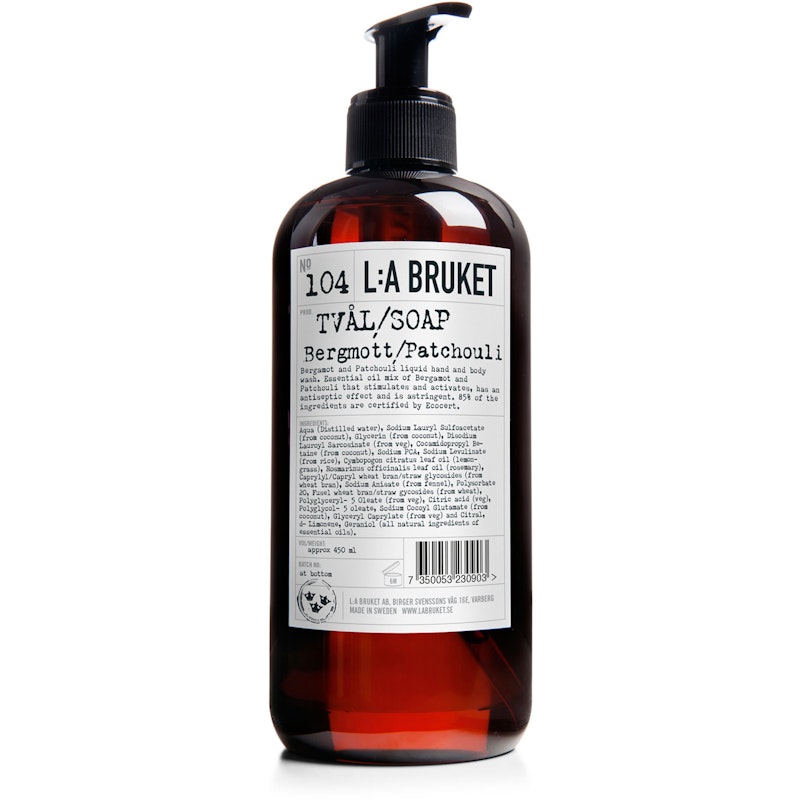 104 Bergamott/Patchouli Flytande Tvål 450 ml