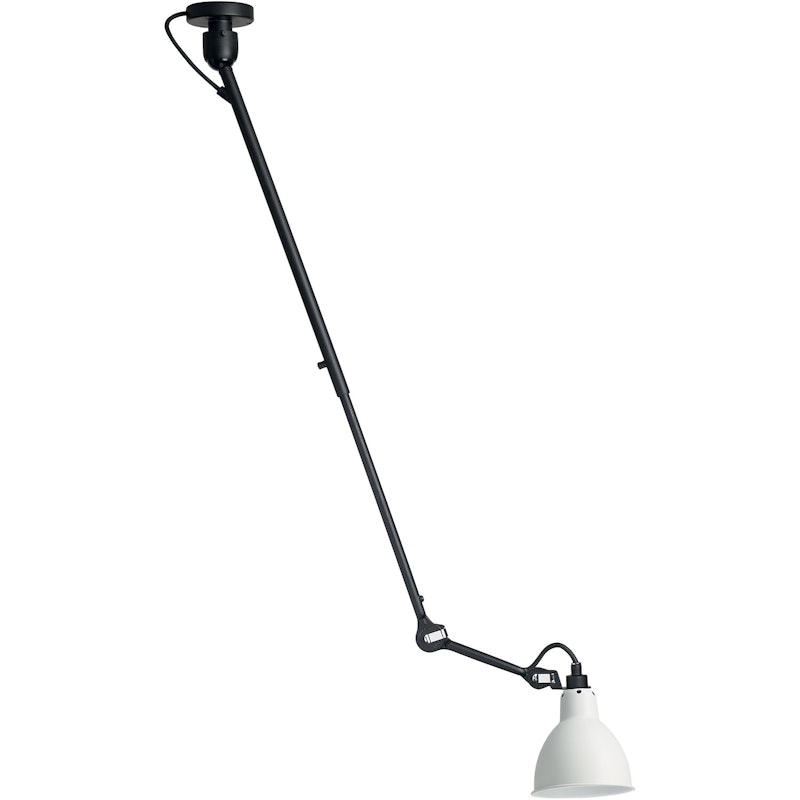 Lampe Gras N°302 Taklampa, Svart / Vit