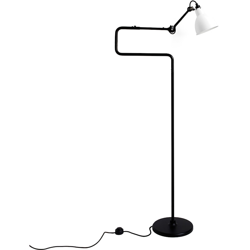 La Lampe Gras N°411 Golvlampa, Svart / Vit