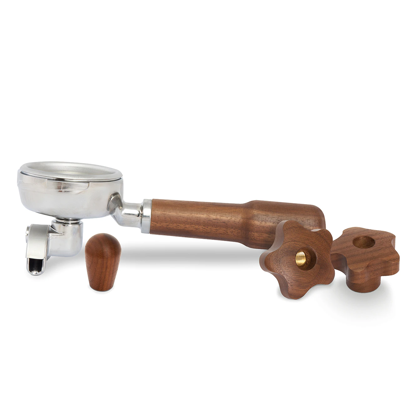La Pavoni Botticelli/cellini Tillbeh&ouml;r Till Kaffemaskin 4 Delar - Valn&ouml;t