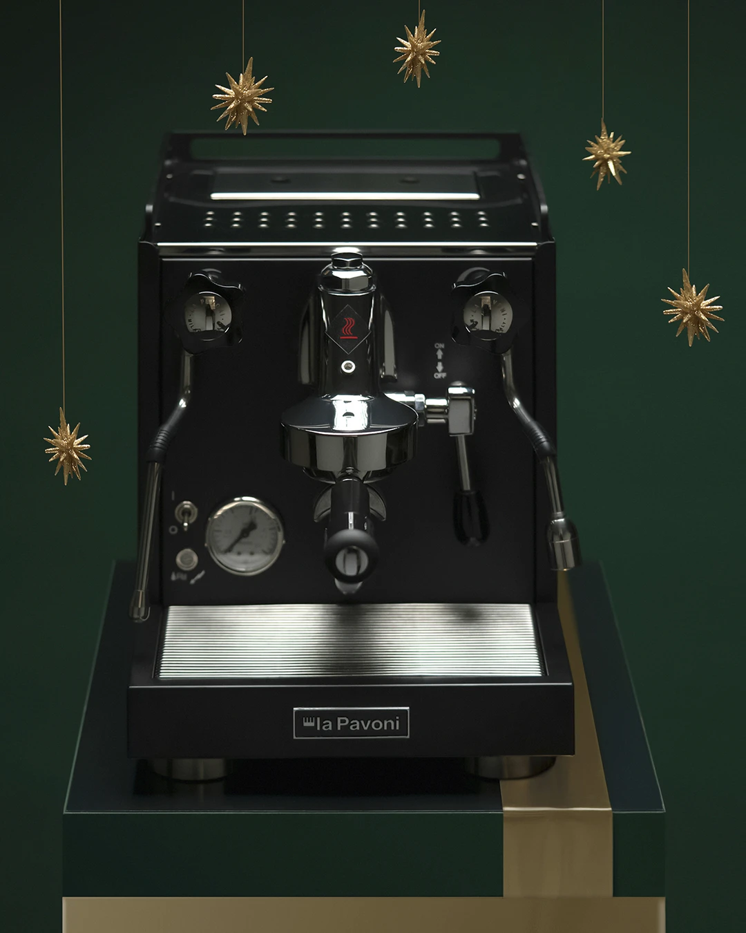 La Pavoni Cellini Classic Espressomaskin, mattsvart från La Pavoni, bild 3