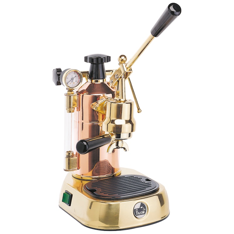 Europiccola Professional Espressomaskin, Guldpläterat  Stål