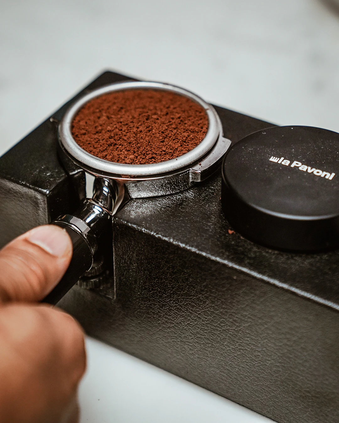 La Pavoni Kaffefördelare Till Semipro Kaffemaskiner, svart från La Pavoni, bild 2