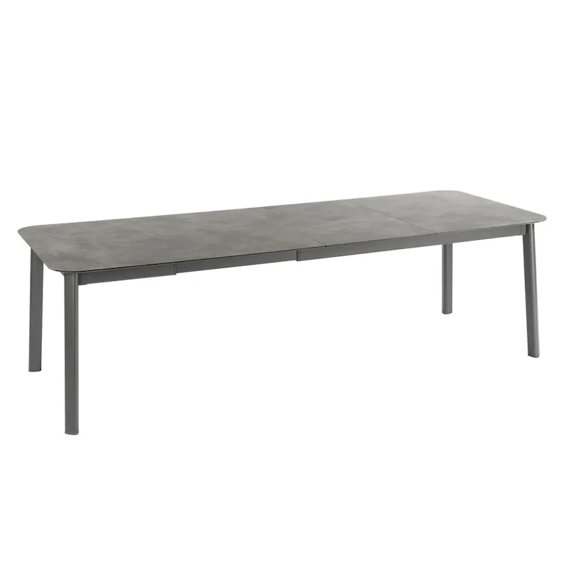 Oron Trädgårdsbord 100x260 cm, Anthracite Grey