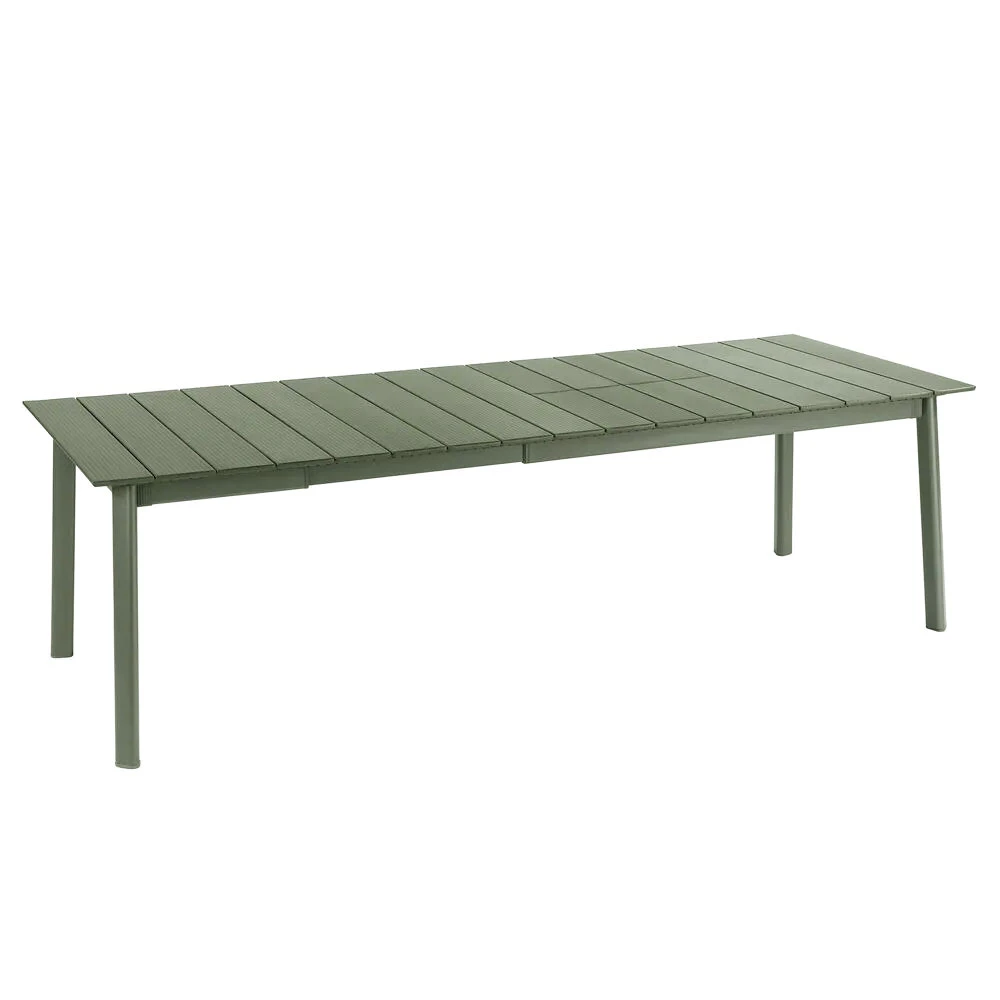 Lafuma Oron Trädgårdsbord 100x260 Cm - Trädgårdsbord Aluminium Moss