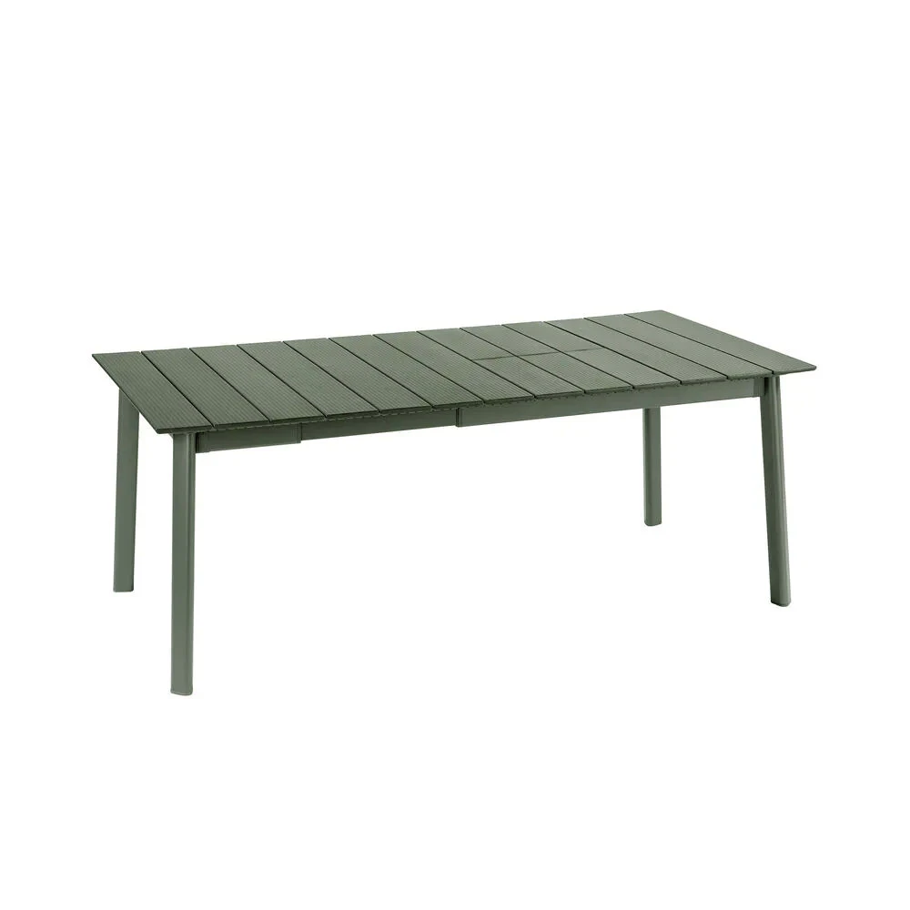 Lafuma Oron Trädgårdsbord 100x200 Cm - Trädgårdsbord Aluminium Moss