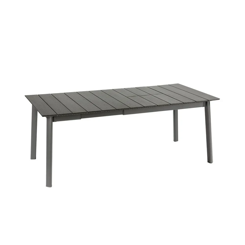 Lafuma Oron Trädgårdsbord 100x200 Cm - Trädgårdsbord Aluminium Titan