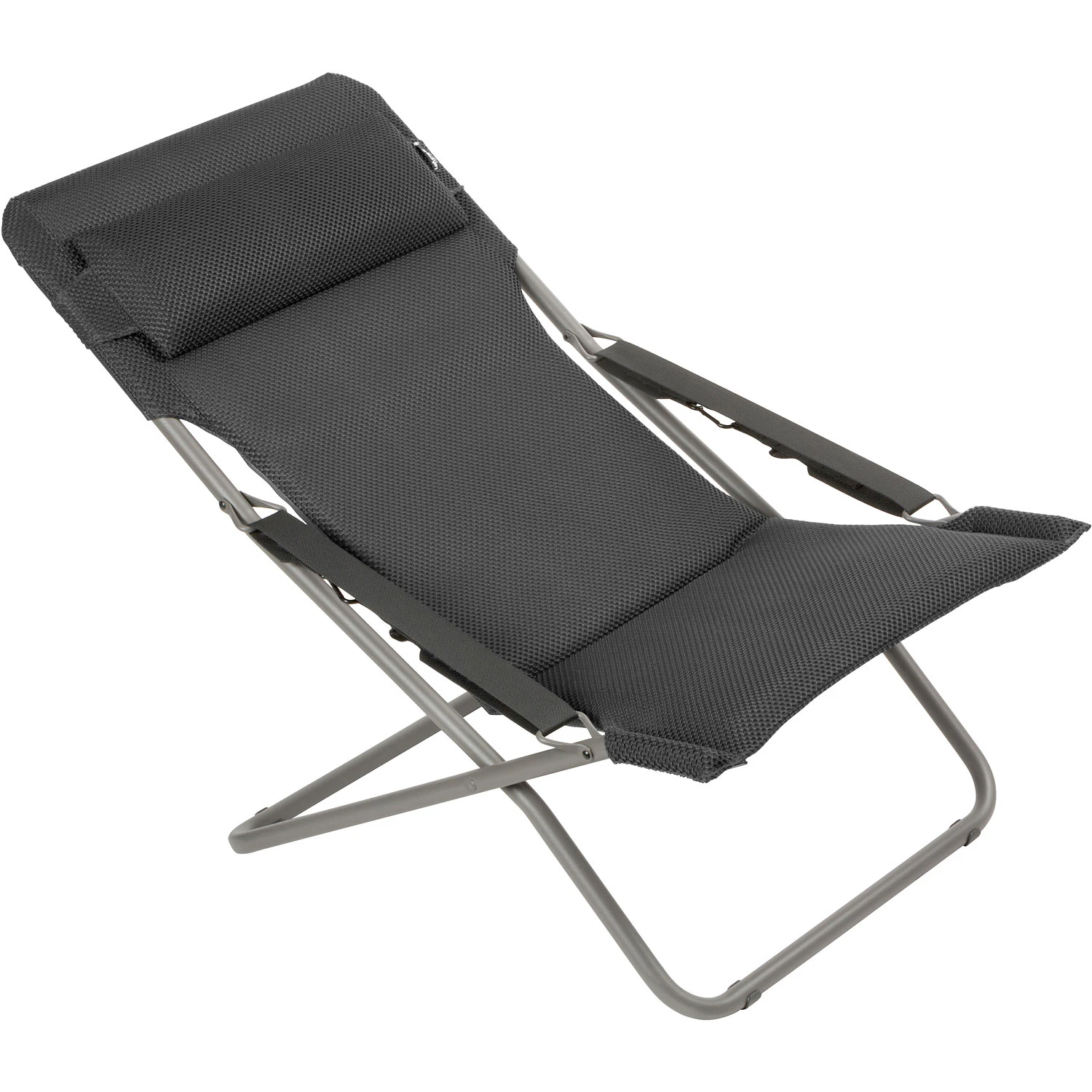 Lafuma Transabed Becomfort&reg; Solstol - Solstolar & Sols&auml;ngar Polyester M&ouml;rkgr&aring;