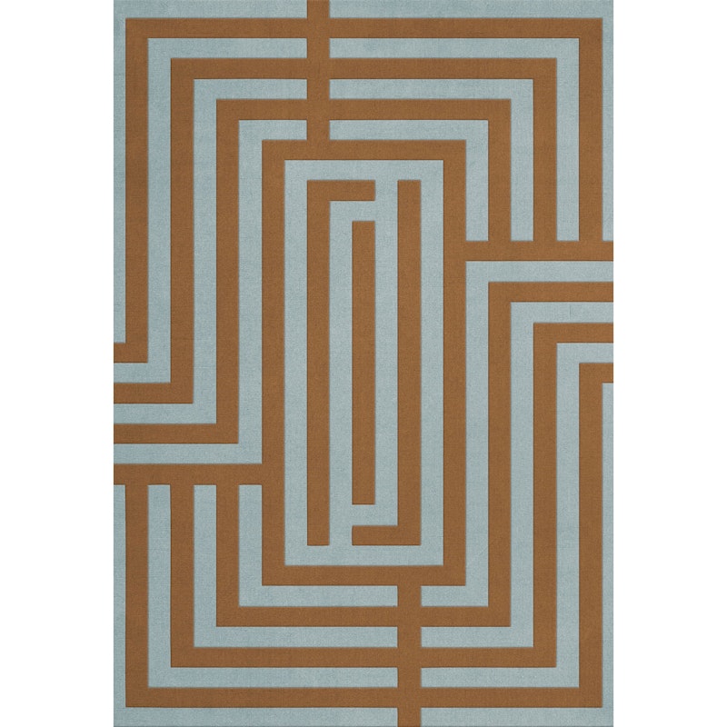 Letters Ullmatta 250x350 cm, Teal Umber