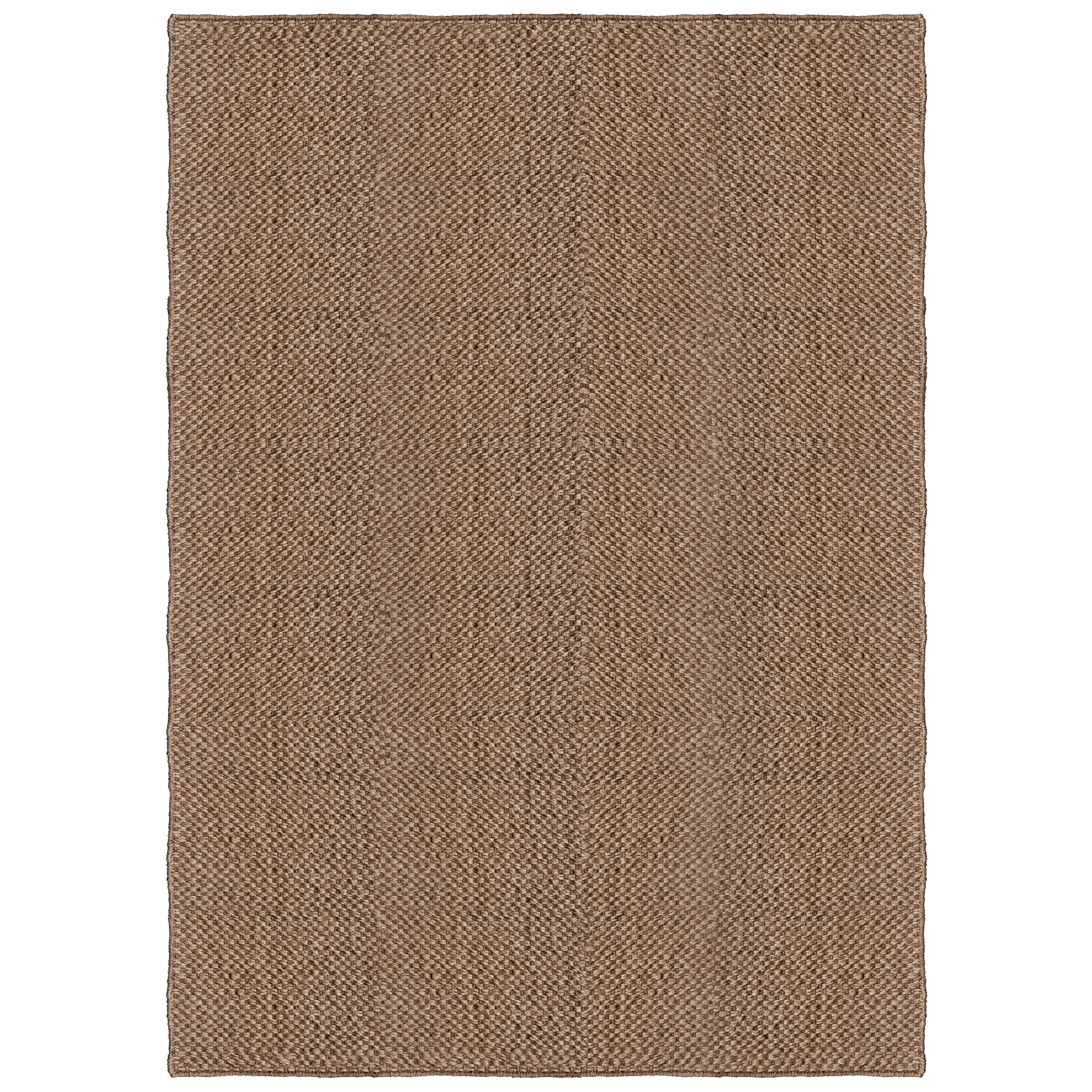 Layered Basket Weave matta 300x400 Cm - Slätvävda mattor Sisal Brun