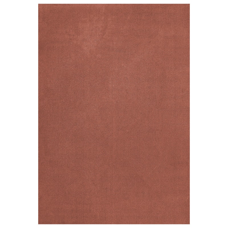 Classic Solid Ullmatta 180x270 cm, Red Ochre