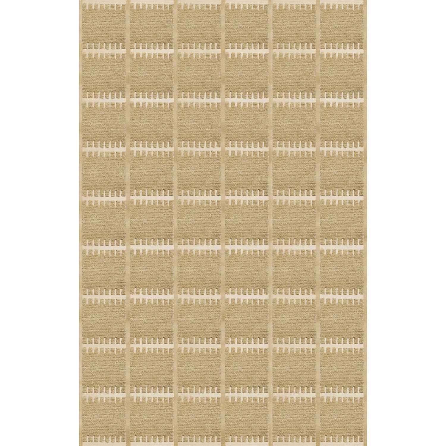 Layered Lilly matta 300x400 Cm - Mönstrade mattor Ull Mustard Yellow