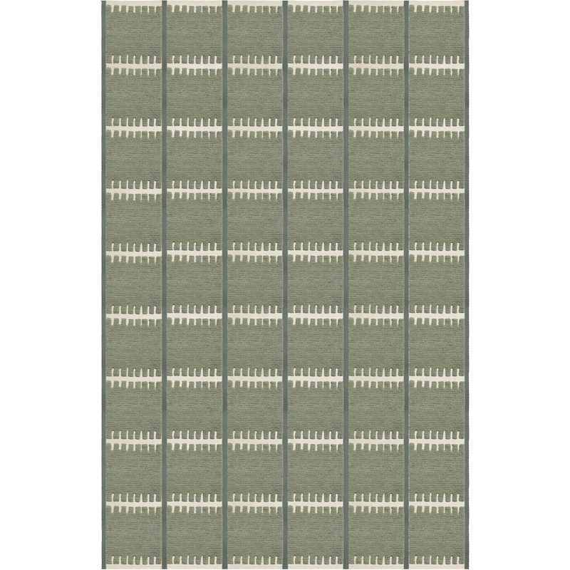 Lilly Ullmatta 180x270 cm, Grön