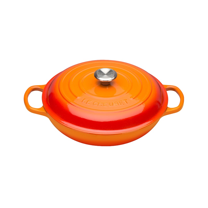 Le Creuset Signature gjutjärn buffetgryta 30cm Volcanic