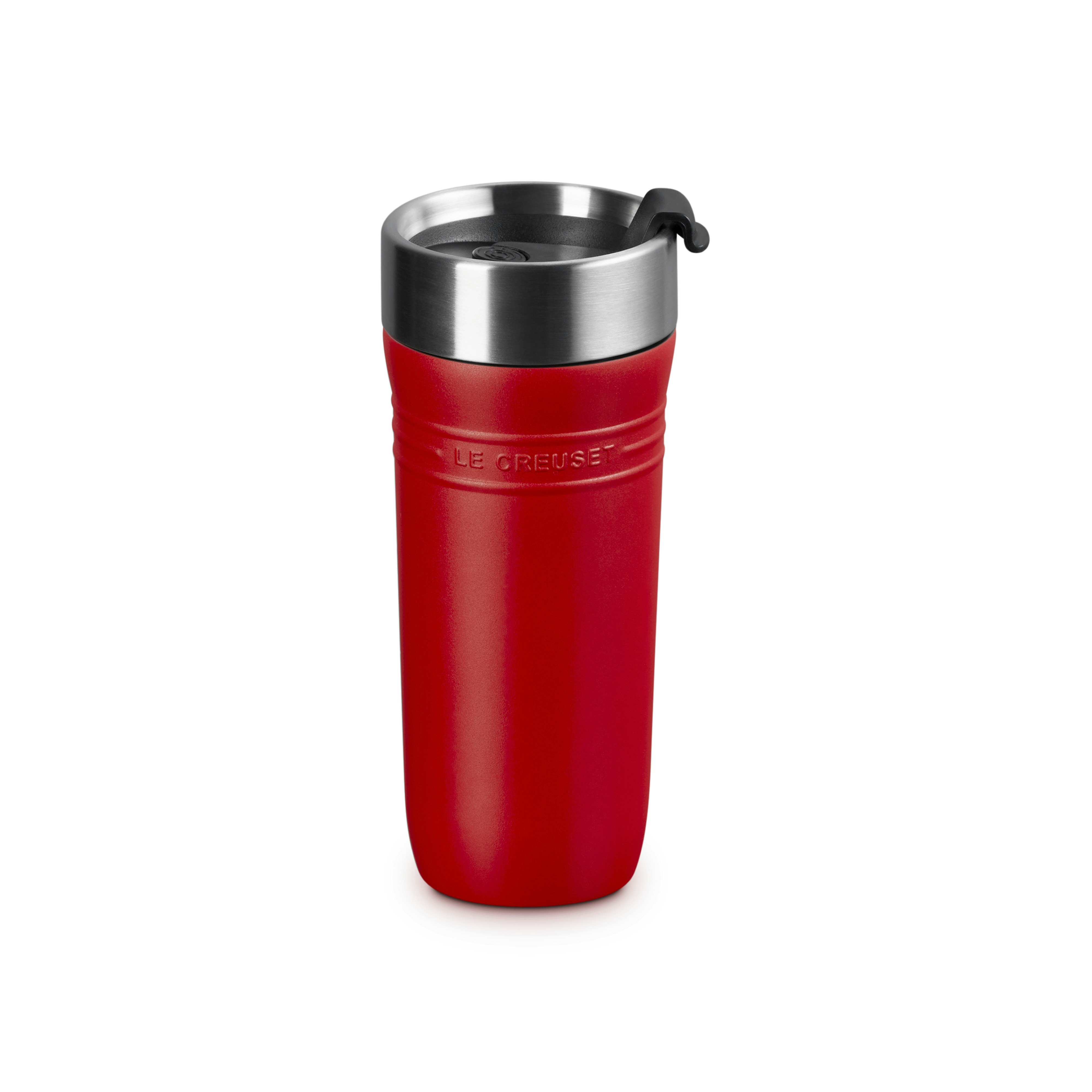 Le Creuset On The Go Mugg 350 Ml - Termosmuggar Rostfritt St&aring;l Cerise