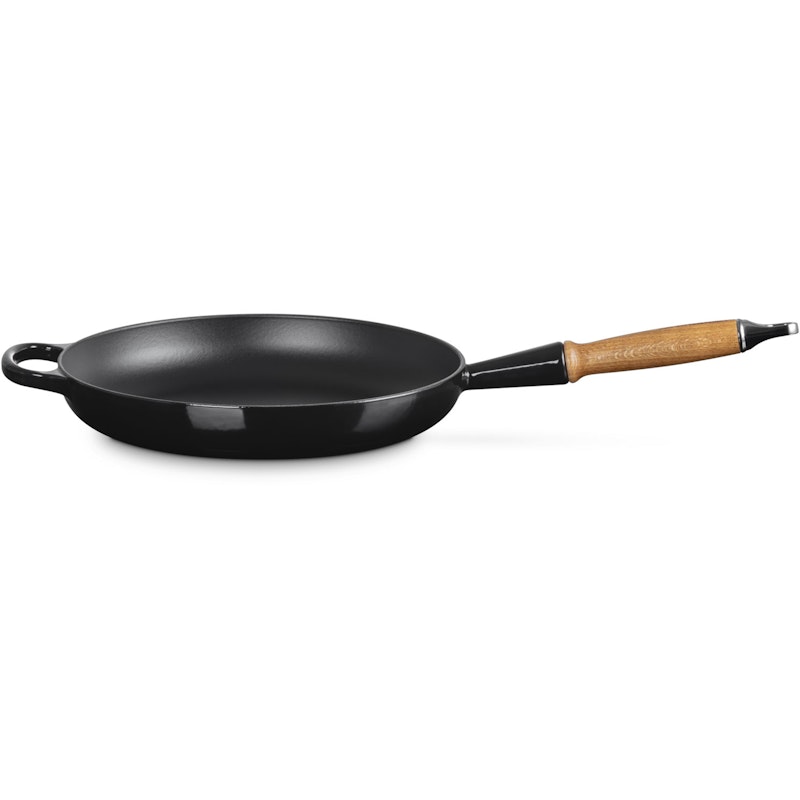 Signature Stekpanna Med Trähandtag 28 cm, Svart