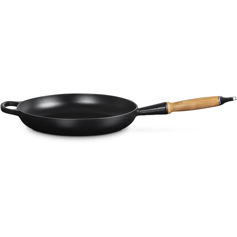 Signature Stekpanna Med Trähandtag 28 cm, Mattsvart