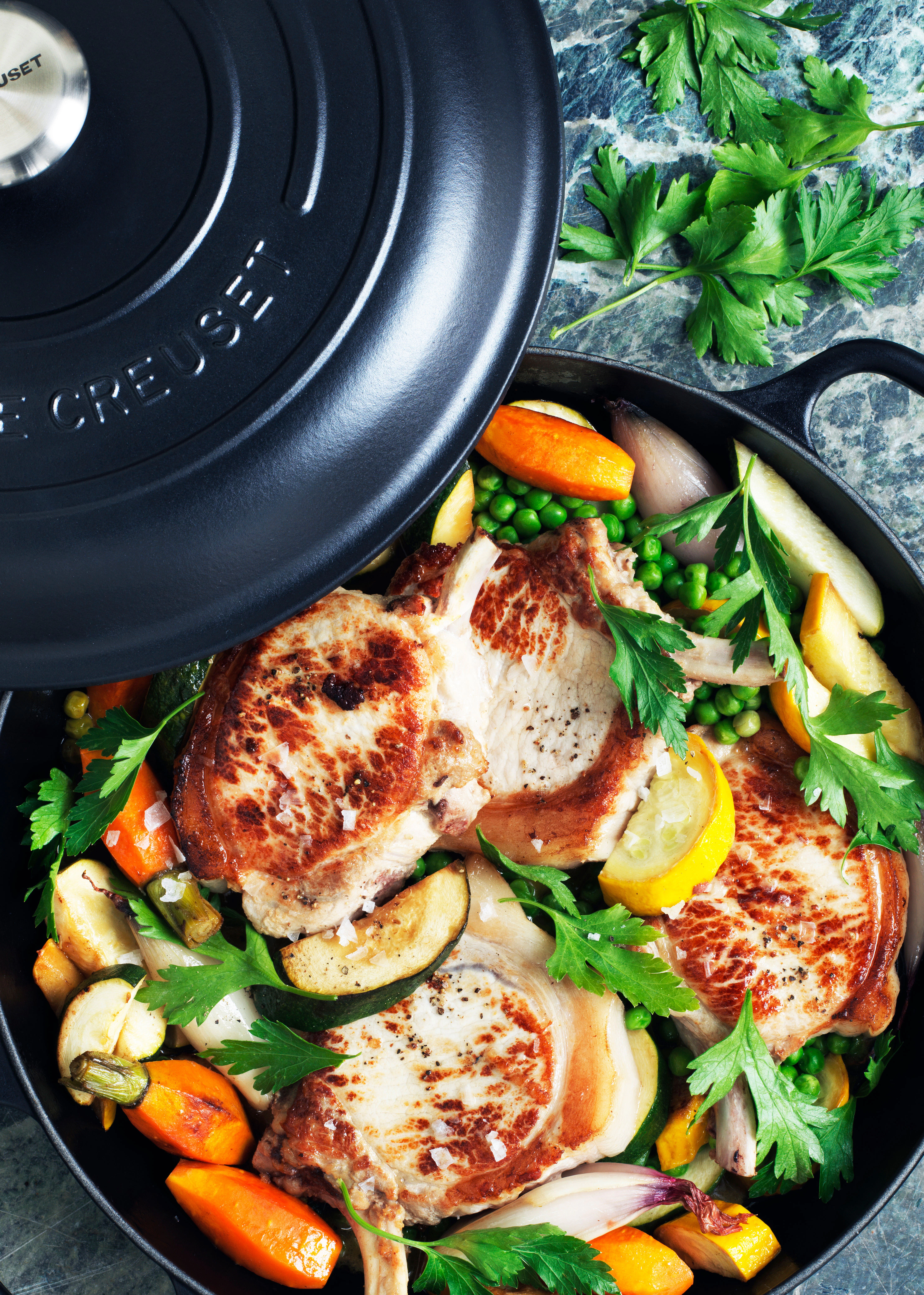 Le Creuset Signature Buffetgryta 30 Cm, mattsvart från Le Creuset, bild 5