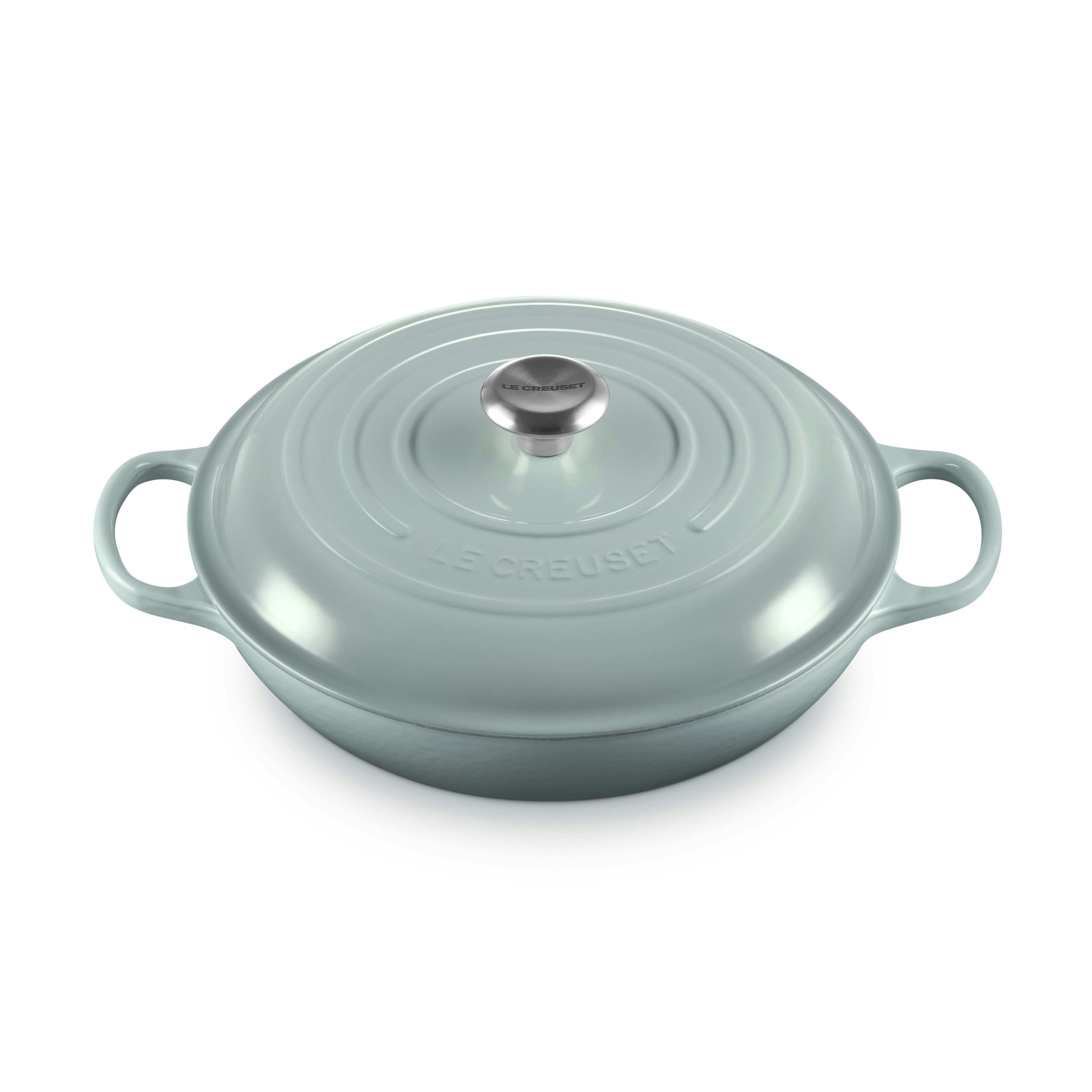 Le Creuset Signature Buffetgryta 30 Cm - Grytor Emaljerat Gjutj&auml;rn Sea Salt
