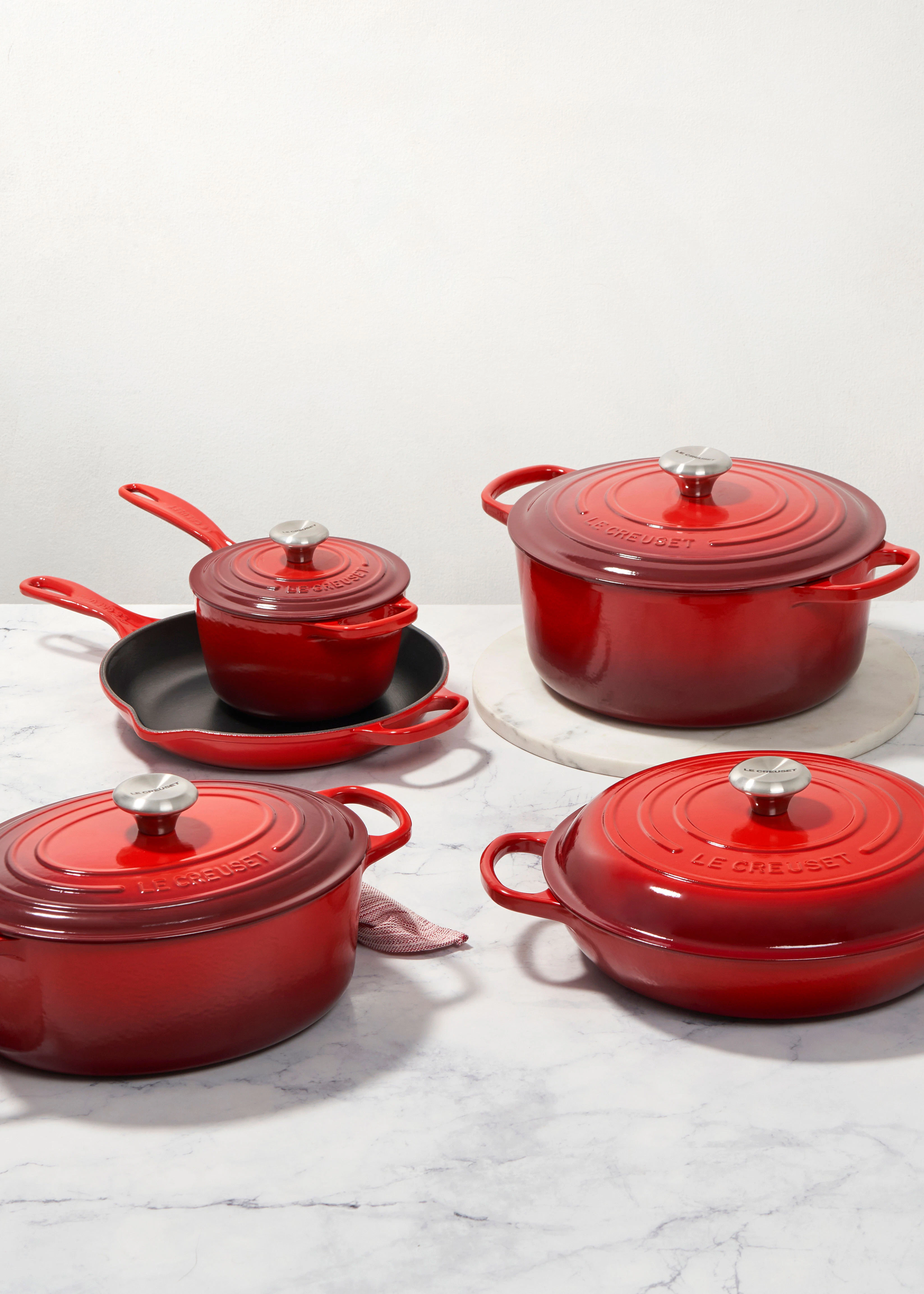 Le Creuset Signature Gryta Oval 27 Cm, cerise från Le Creuset, bild 2
