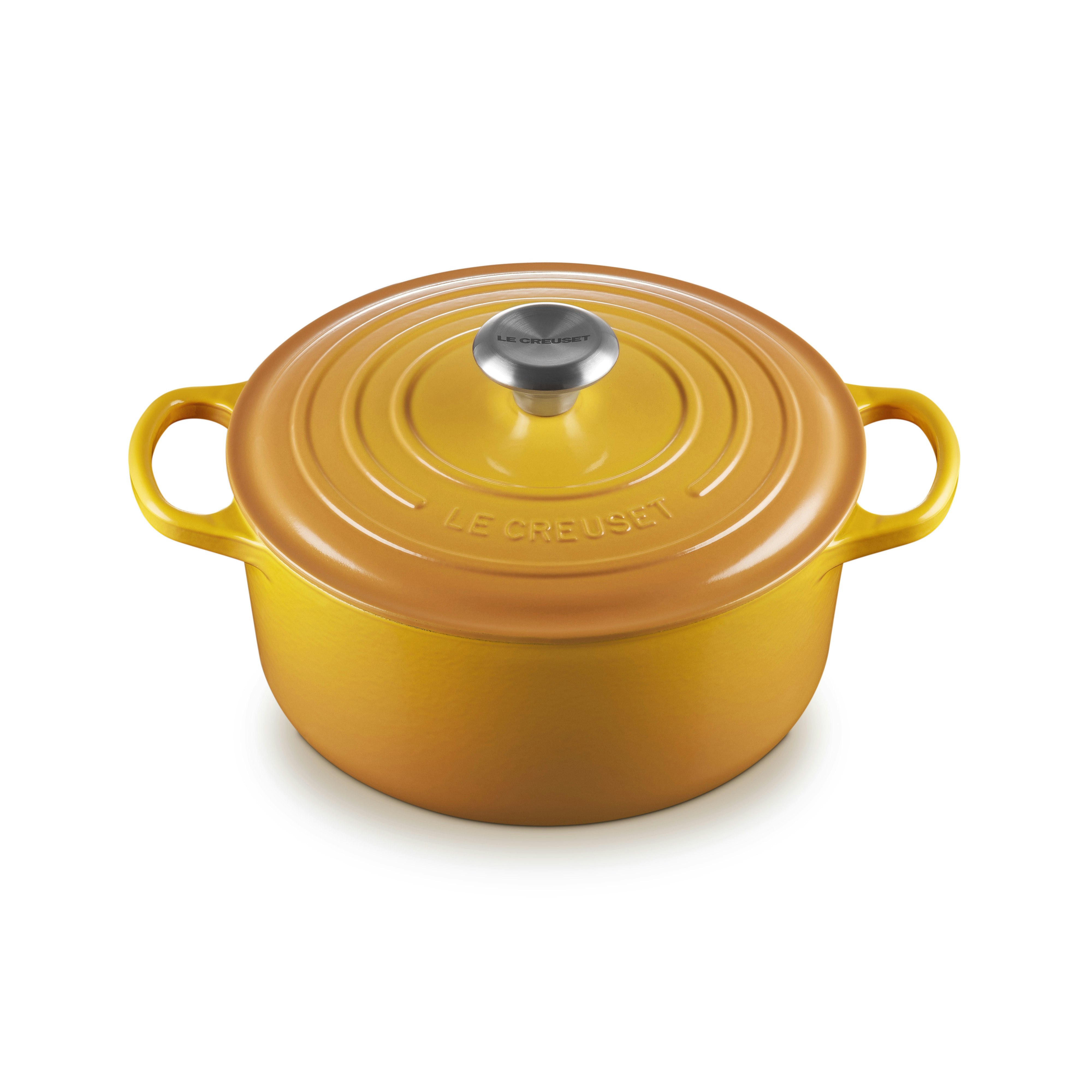 Le Creuset Signature Gryta Rund 24 Cm - Grytor Emaljerat Gjutj&auml;rn Nectar