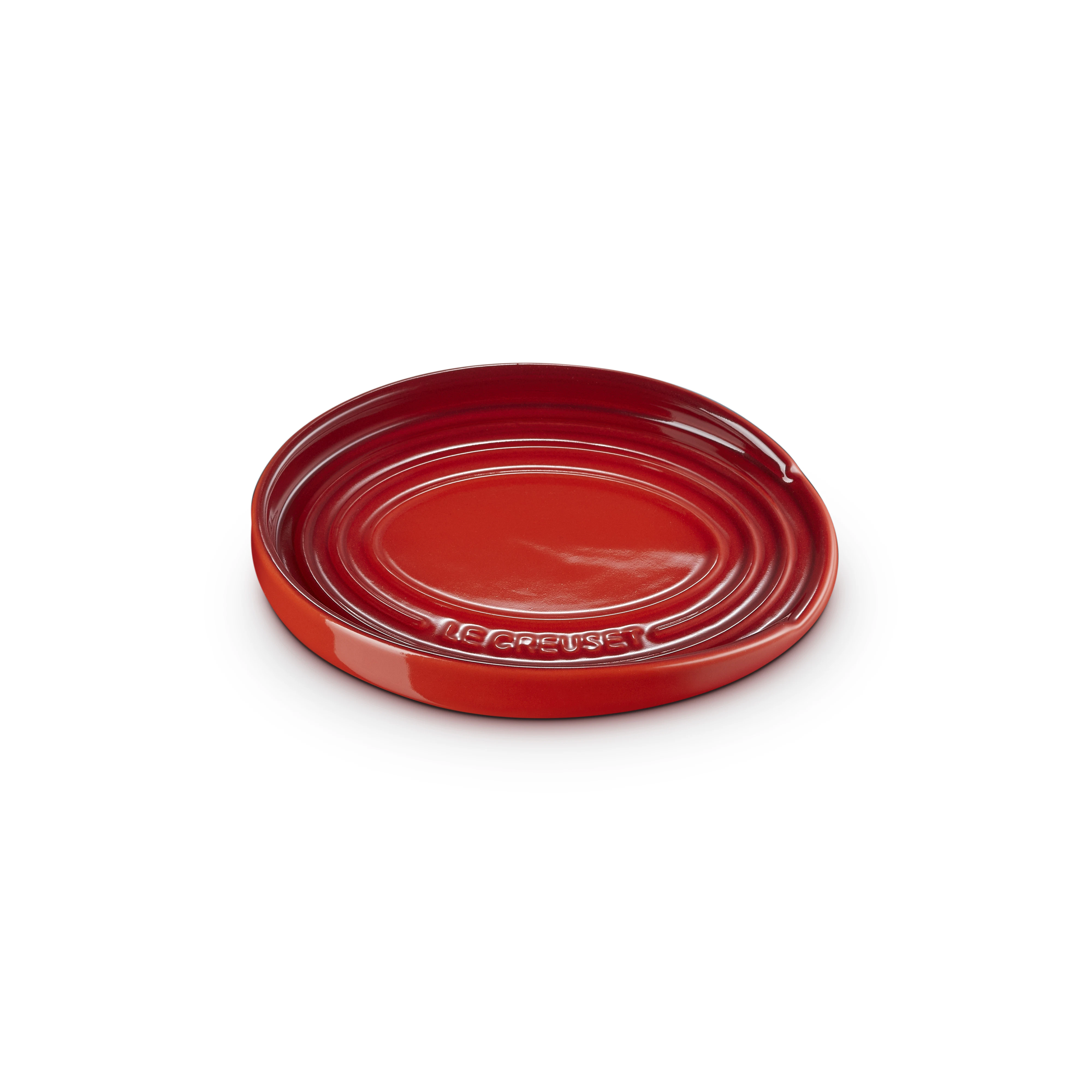 Le Creuset Signature Grytskedhållare Oval - Bestick- & Redskapsförvaring Stengods Cerise