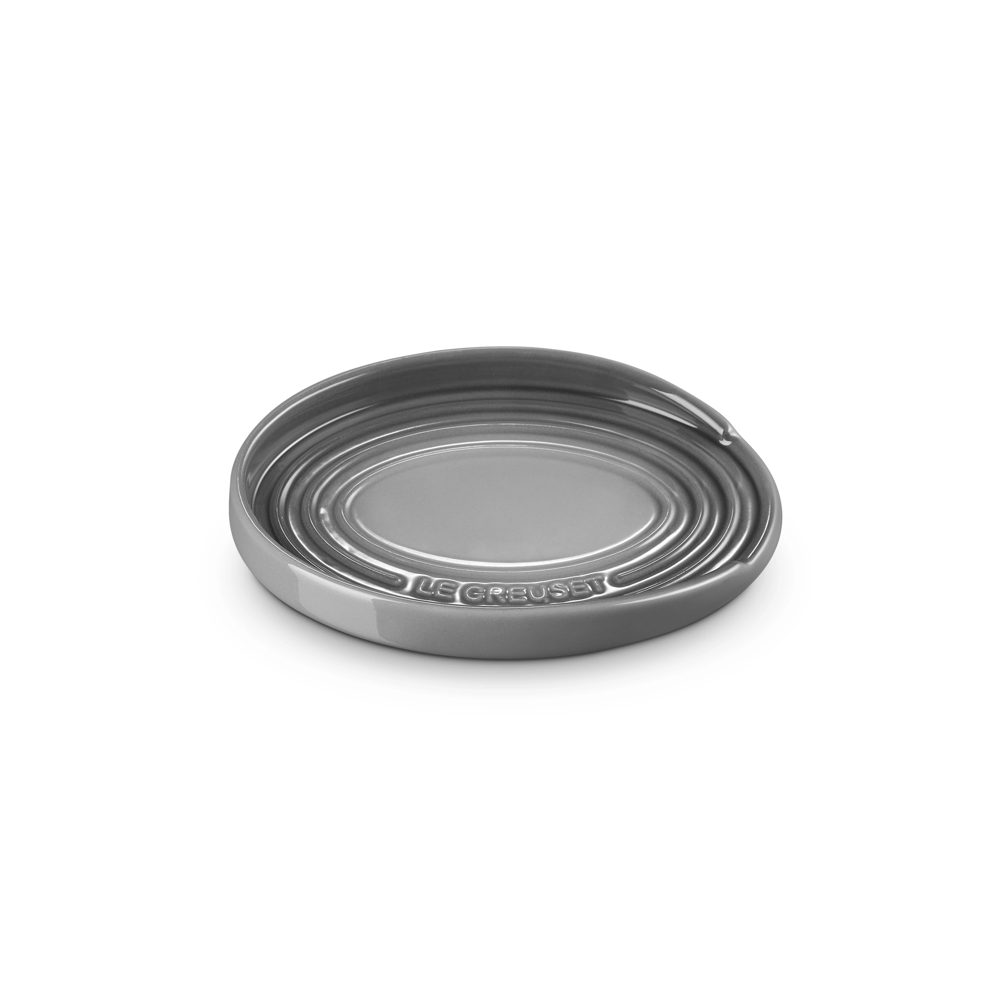 Le Creuset Signature Grytskedhållare Oval - Bestick- & Redskapsförvaring Stengods Flint