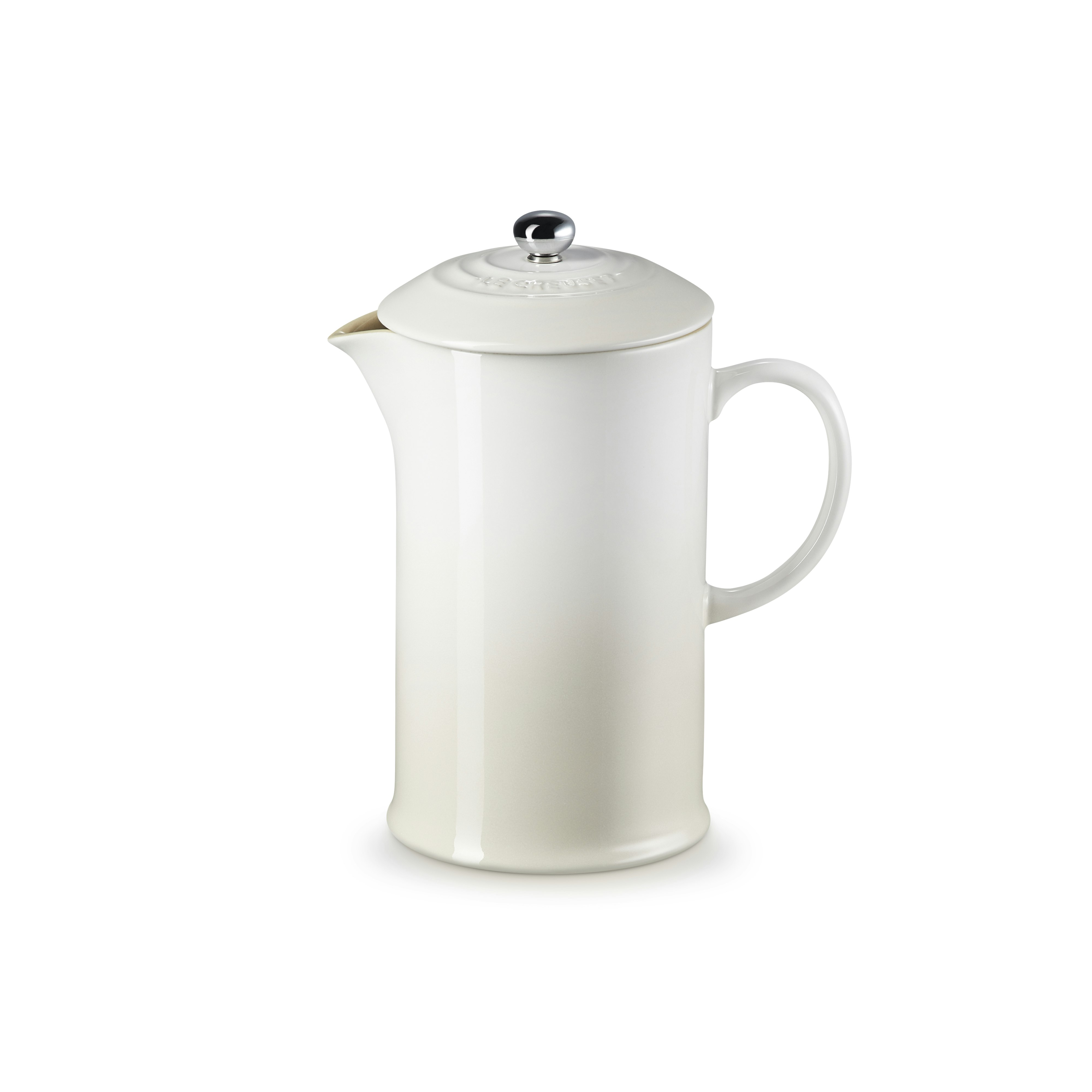 Le Creuset Signature Pressobryggare 1l - Kaffepressar Stengods Meringue