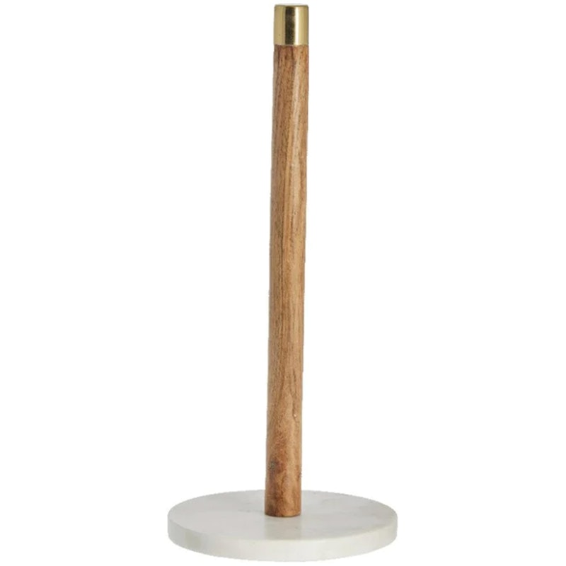 Elisse Hushållspappershållare H: 35 cm, Vit Natur