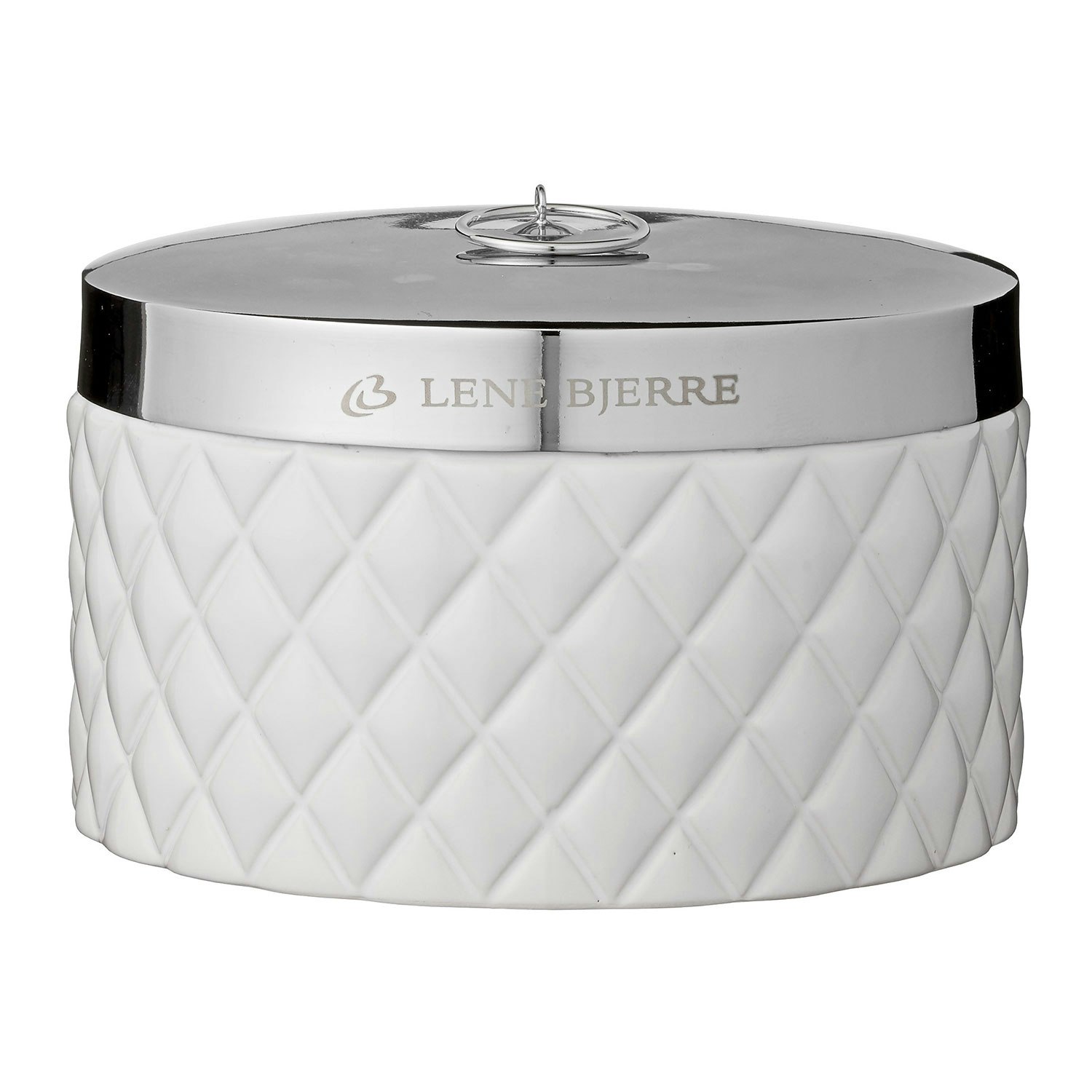 Lene Bjerre Portia Förvaringsburk 9 Cm - Förvaringsburkar & lock Keramik Vit