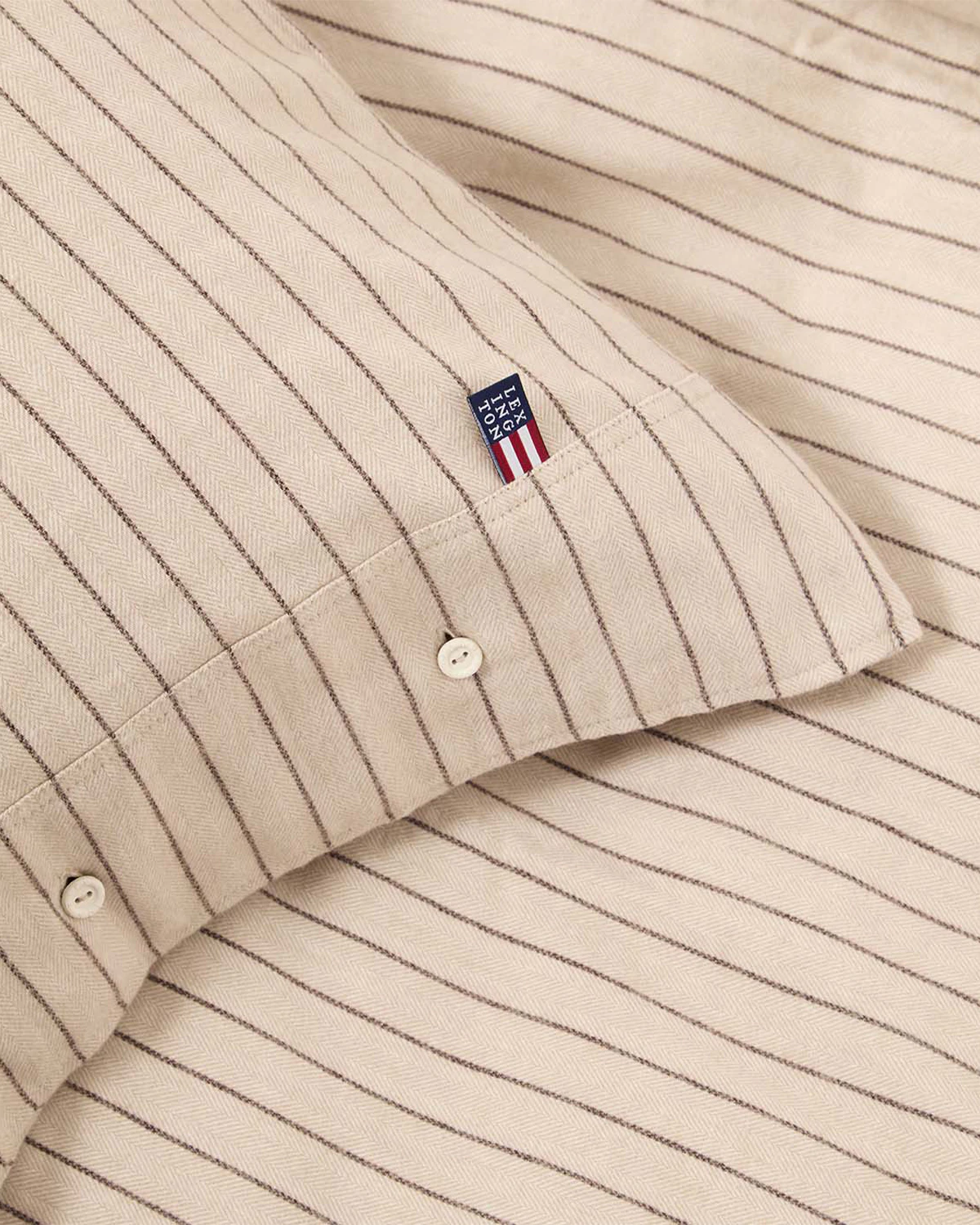 Lexington Pinstriped Bäddset, brun från Lexington, bild 2