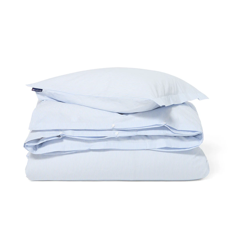 Påslakanset 210x150 cm, Blå / Vit