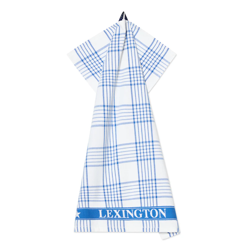 Checked Org Cotton Terry Kitchen Towel 50x70