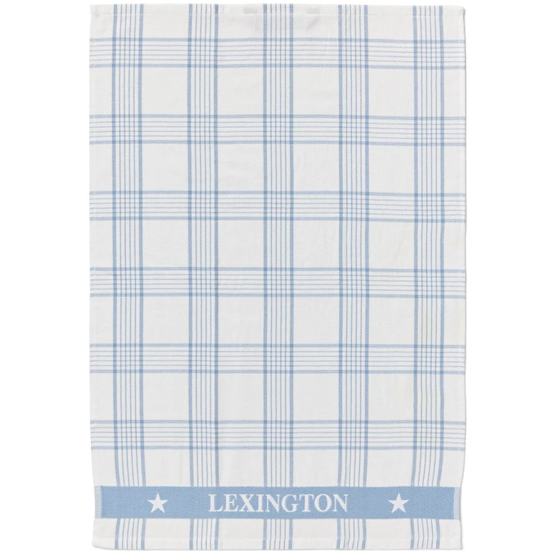 Checked Organic Kökshandduk 50x70 cm