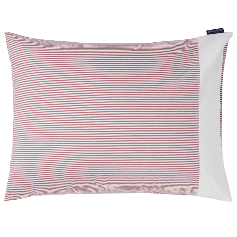 Striped Örngott 50x60 cm, Fikon / Vit
