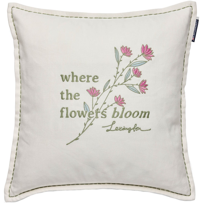 Flowers Bloom Kuddfodral 50x50 cm