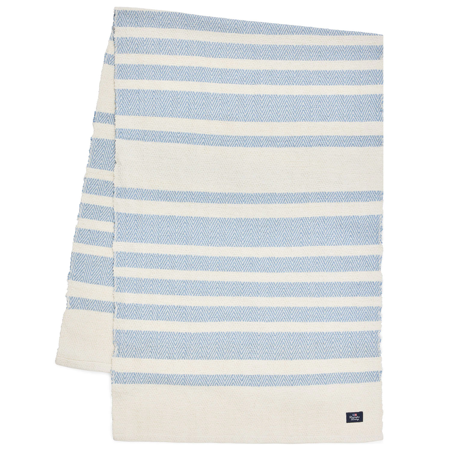 Lexington Herringbone Löpare 50x150 Cm - Dukar & löpare Ekologisk Bomull Vit