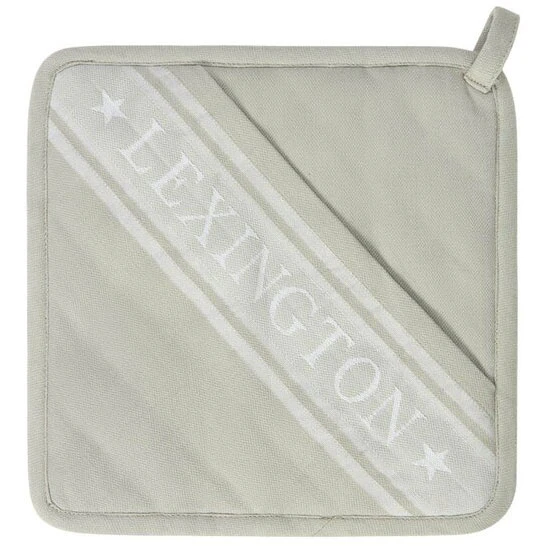 Lexington Icons Organic Cotton Jacquard Star Grytlapp / Sage Green - Grytlappar & Grytvantar Bomull Vit